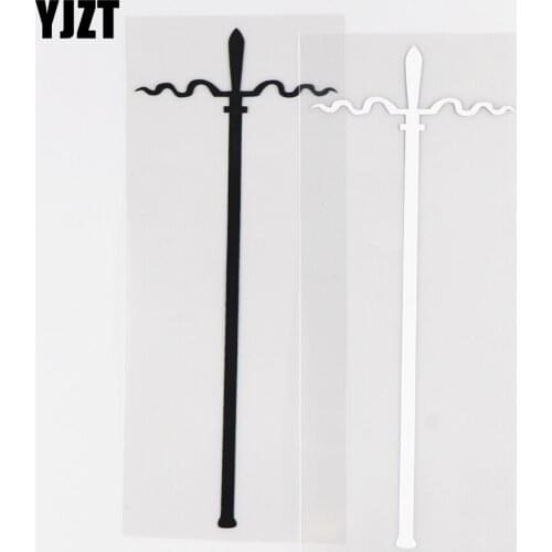 YJZT 6.7CM×16.9CM Personalized Creative Ancient Weapon Simple Style Vinyl Decal Fun Car Stickers 1C-0062