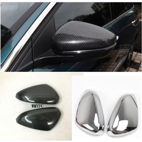 For Peugeot 3008 GT 5008 GT Accessories Car Rearview mirrors Trim cover ABS Chrome Exterior decoration 2017 2018 2019 2020 2021