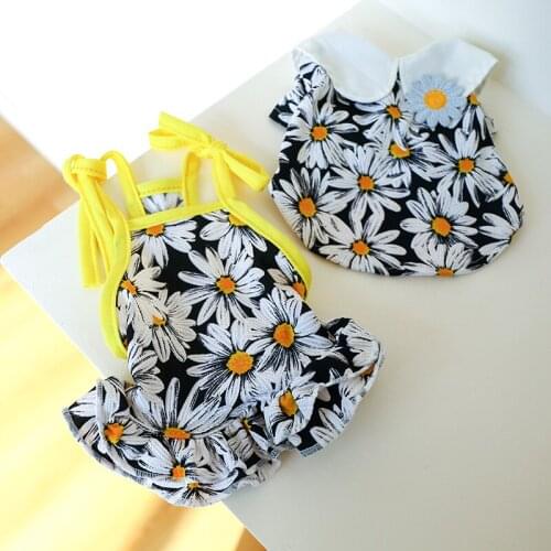 Pet Clothes Teddy Schnauzer Pomeranian Chihuahua Bichon Dog Cute Puppy Clothes Summer Thin Lace Coat