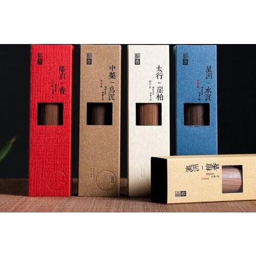 Wormwood Thuja Do Yoga Smell Incense Air Clean Gift Box Package Natural India Buddha Incense Health Laoshan Stick Incense
