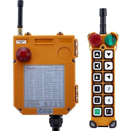 Crane truck Radio Wirelss industrial remote control switch F24-12S 12 single speed button 18-440V Super quality