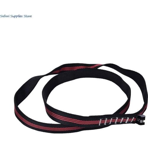 60cm Polyester rock Climbing Sling Bearing Strap Reinforce Rope belt Load-bearing Bandlet Mountaineering Equipment