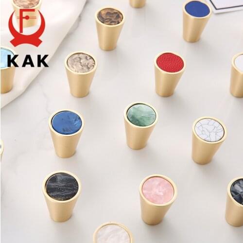 KAK Nordic Style Furniture Handle Gold Wall Hanging Hooks Cabinet Knobs and Handles Decorative Dresser Pulls Furniture Hardware