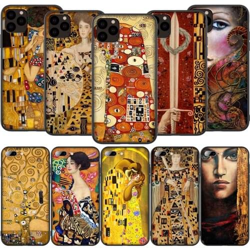 Lavaza K56 Gustav Klimt Silicone Soft Case for iPhone 12 Mini 11 Pro XS Max XR X 8 7 6 6S Plus 5 5S SE 2020