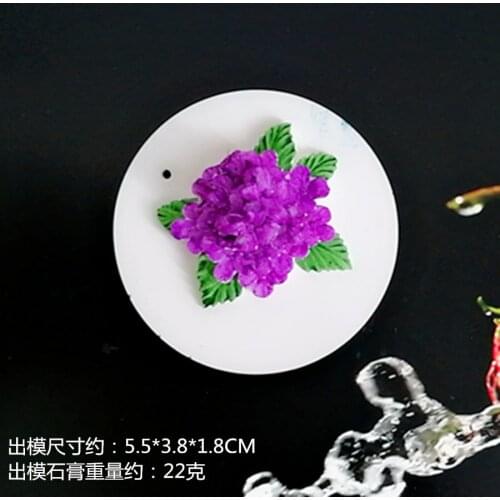 C1089 lilac silicone mold soap mould and soap mold cake decoration mold
