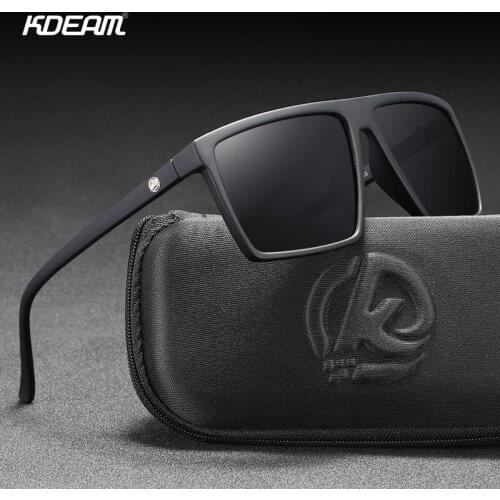 KDEAM Durable Men TR90 Sports Sunglasses 2021 UV400 Fashion High Quality Women Sun Glasses Shades Driving Party Gafas de sol