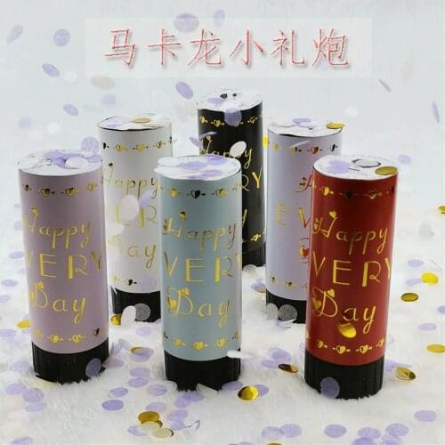 Wedding Decoration 6 PCS 11cm Spring Small Salute Wedding Handheld Fireworks Tube Mini Confetti Spray Flower Tube Wedding Party