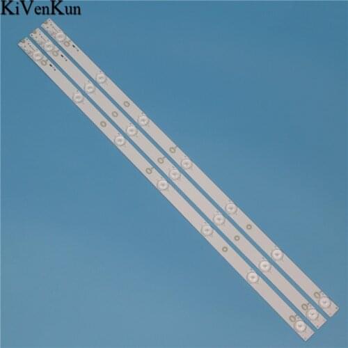 New 7 Lamp 614 mm LED Backlight Strip For Philips 32PHT4509/12 32PHT5301 32PHT4101/60 32 inch Bar Kit TV LED Line Band HD Lens