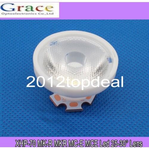 10pcs Cree XHP70 XHP-70 MK-R MKR MC-E MCE Led Lens 25 TO 30 Degree Optical Grade PMMA Led Lens 29X16MM 10PCS/LOT