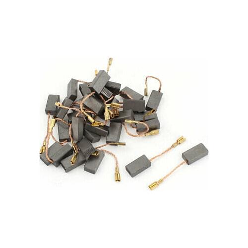 15 Pair 15mm x 8mm x 5mm Electric Motor Carbon Brushes for Angle Grinder
