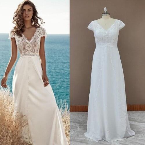 VENSANAC Chiffon Wedding Dresses