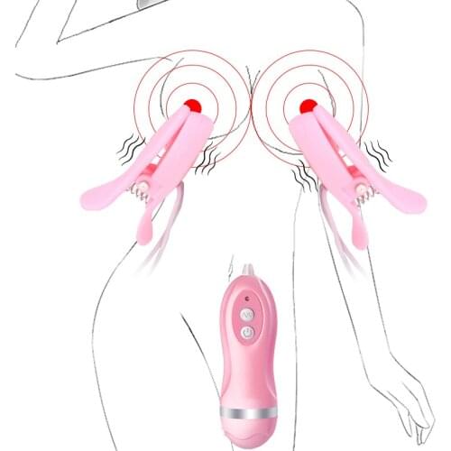 Nipples Vibration SM Sex Toys Breast Pump Vibrators Massager Sex Products Nipples Stimulator Women Masturbation Flirting Nipple