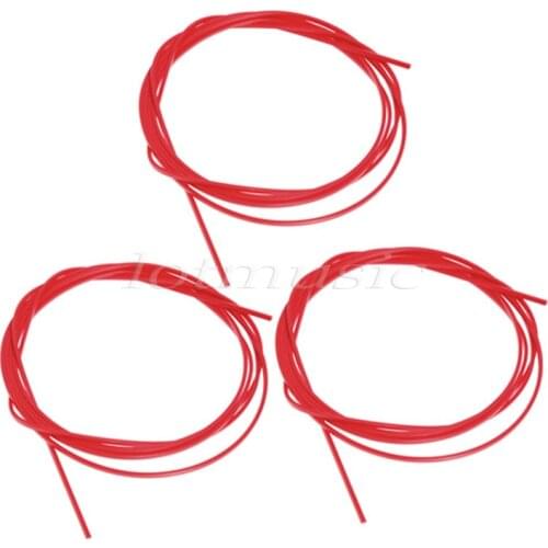 3pcs 5 Feet Red ABS Acoustic Classic Guitar Binding Purfling Strip 2mm Width