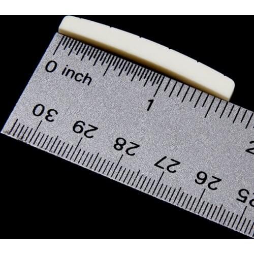 5x Beige Buffalo Bone Slotted Nuts for Fender Telecaster Guitar