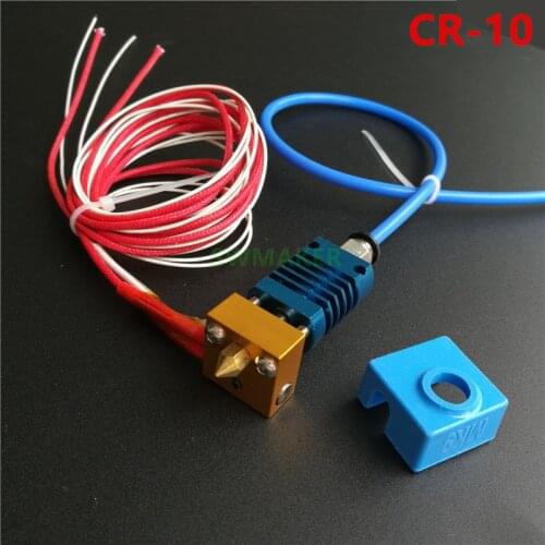 SWMAKRE CR10 Hotend Extruder kit Assembled Full Metal J-head with MK8 Silicone Sock for Creality cr-10 CR-10S 3D printer