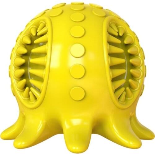 D7YB Dog Chew Toys Squeaker Balls Training Toy for Small Medium Dogs Teeth Cleaning