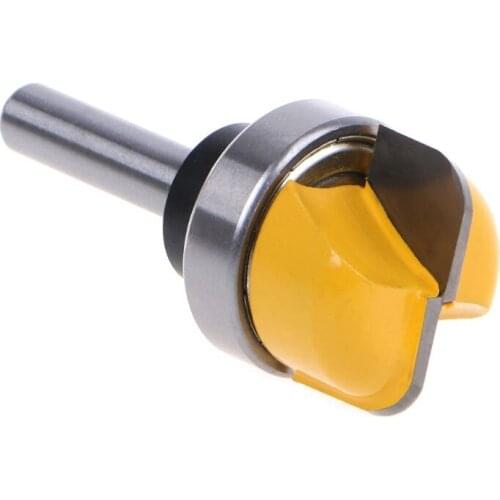1-1/8" Diameter Bowl Cemented Carbide Router Bit Dish Tray Carving Woodworking 8mm Shank For Wood Cutting Tool 6XDD