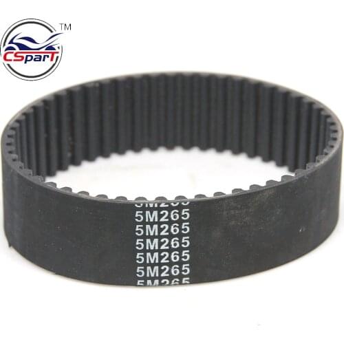 HTD 5M 265 25 53 Tooth Drive Belt Rocket X-Treme Razor lzip EVO Electric Scooter Go Ped Petrol Scooter Parts