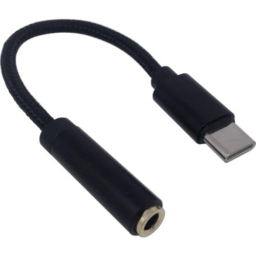 USB Type c USB C to 3.5mm Headphone jack 3.5 AUX cable for For Hua wei P30 xiao mi Mi 9 8 se Oneplus 7 pro