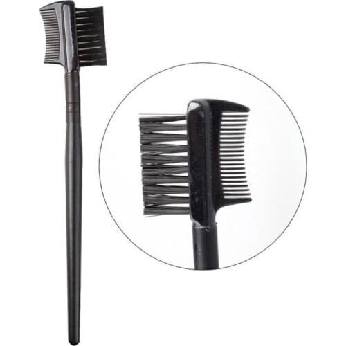 Makeup Brush Eyebrow Eyelash Dual-Comb Extension Brush Comb Cosmetic Makeup Tool