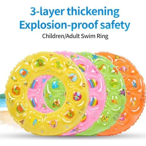 Newborn Neck Ring Safety Swimming Ring Inflatable Cushions Floating Swimming Pool Ring Baby Access Infants Circle Float Circle