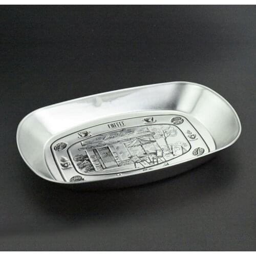 Bar storage tray plate raw material vintage bar storage tray stainless steel storage disk