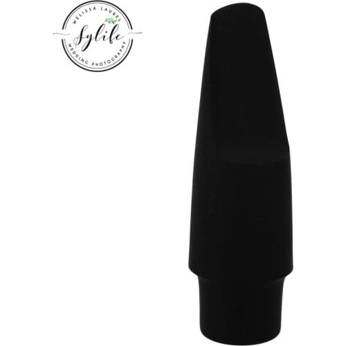 Wood Flour Fiber Resin Synthetic Alto Sax Saxphone Mouthpiece Black Color Eb 6