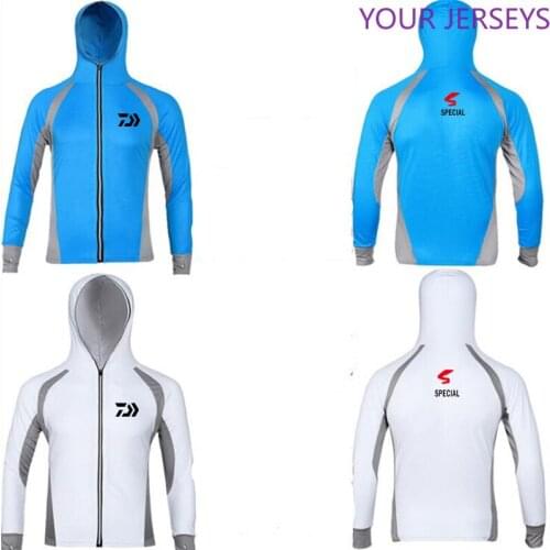 2022 New Daiwa Performance Fishing Shirt Men UPF 50 UV Sun Protection Quick Dry Mesh Cool Long Sleeve Jersey Clothes Pesca Pesca