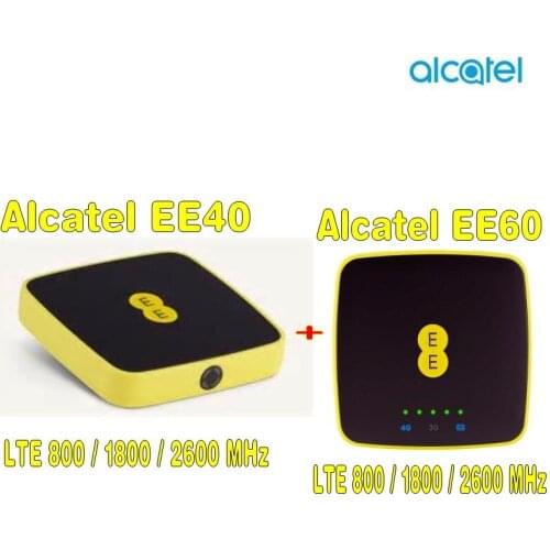 Lot of 2pcs Alcatel EE60 +EE40 4G Portable MIFI Hotspot router