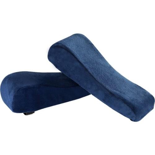 2pcs Set Chair Armrest Pads Memory Foam Elbow Pillow For Forearm Pressure Relief Universal Chair Arm Cover Mouse Hand Pads