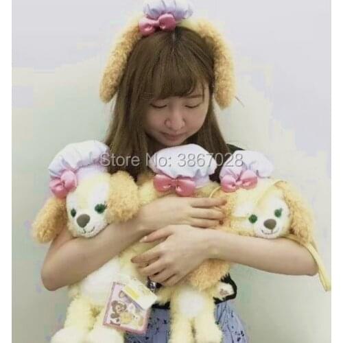 New Cookie dog Doll plush duffy friends gelatoni Stuffed Animals Kids Toys Coin bag headband Dolls for Baby Children Gifts