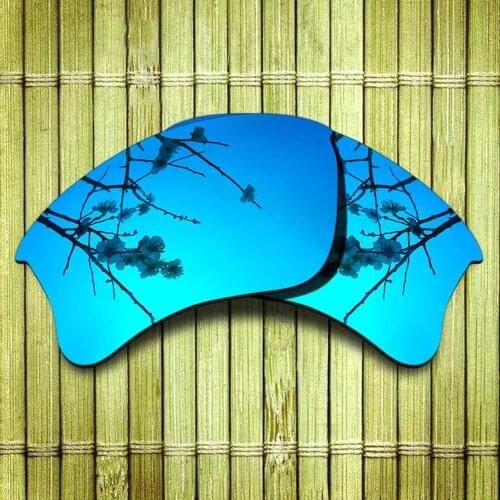 Polarized Replacement Lense For-Oakley Flak Jacket XLJ Sunglasses Frame - Blue Color Available