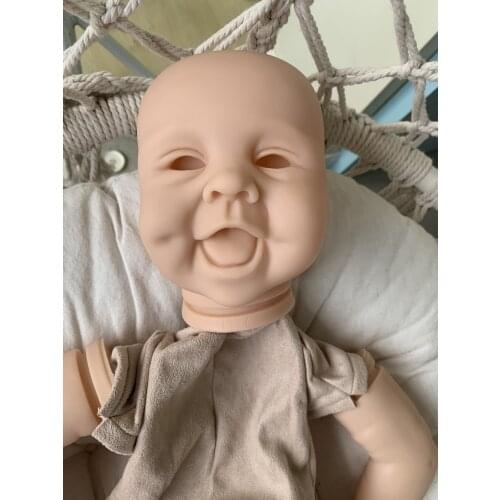 NPK 22inch lifelike real soft touch reborn doll kit DIY TOY full set with body and eyes