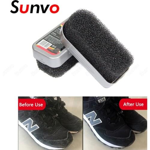 Sunvo Suede Shoe Cleaning Brush for Suede Boots Nubuck Velvet Bags Leather Shoes Cleaner Bruch Shoe Care Brushes Polishing Tool