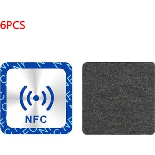 YYDS 6PCS Universal NFC Ntag213 Tags Anti Metal Sticker NTAG 213 Metallic Badges Token Label for Smart Mobile Phones