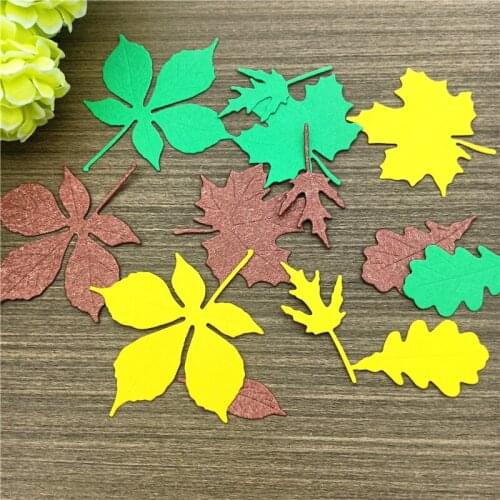 Maple Leaf DIY Scrapbooking Photo Album Paper Card Craft Cute Embossing Metal Cutting Dies Stencils Scrapbooking