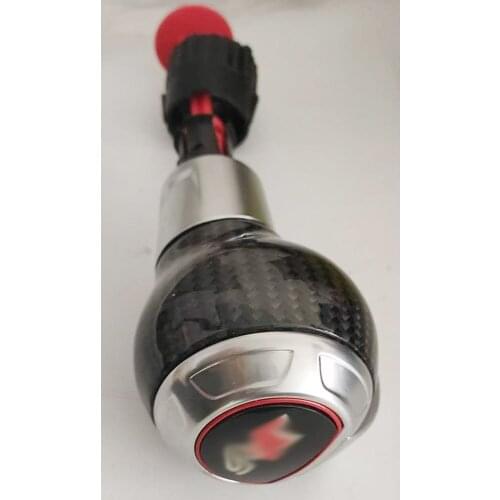 Carbon Fiber Concave-convex with Blue Frame Model Rline R RSplus S4 SQ5 GT.I Gear Shift Knob for VW Golf MK7 Brand New