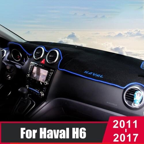 For Haval H6 2011-2017 Car Dashboard Cover Mat Sun Shade Avoid Light Pad Instrument Panel Carpets Protector Anti-UV Accessories