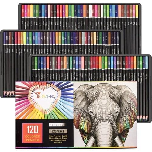 120 Art Colored Pencil,Drawing and Coloring Pencil for Sketching, Shading & Coloring Books, Ideal for Artists,Adults and Kids