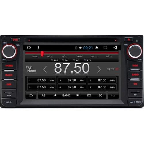 2 din 6.2" Quad/Octa Core Car Radio Android 8.1 Multimedia with Bluetooth Touch Screen Car Radio GPS MirrorLink DVD for TOYOTA