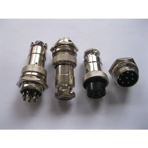 20 set XLR 16mm 8 Pin Audio Cable Chassis Mount Connector