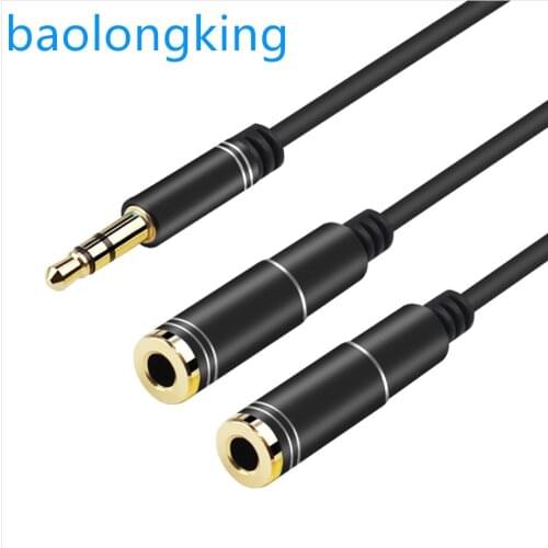 3.5mm one-to-two adapter adapter cable audio cable
