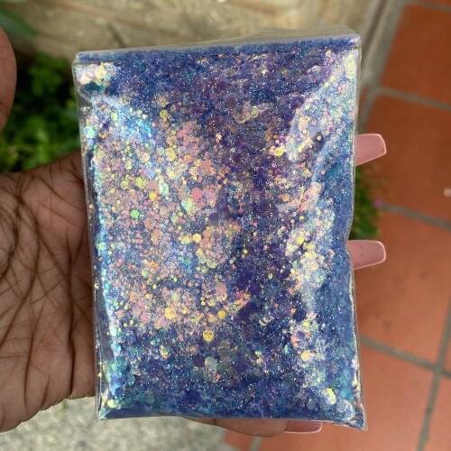 Chunky neon cosmetic/nail art glitter sequins Hot Pink Chunky Mixed Holographic Glitter Pink Mini Chunky Mixed Glitter ,TY4333