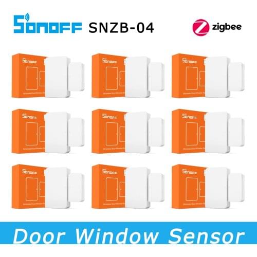 SONOFF SNZB 04 Zigbee Door Sensor , Smart Wireless Door Window Sensor Work With SONOFF Zigbee Bridge Hub Gateway Home Security