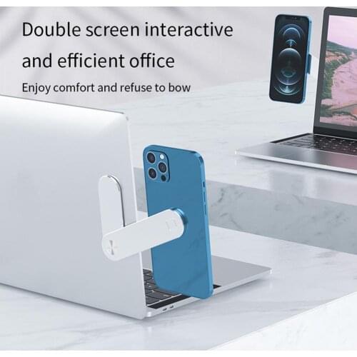 Mobile Phone Holder Computer Dual-Screen Expansion Bracket Notebook Side Screen Magnetic Portable Metal Expansion Bracket