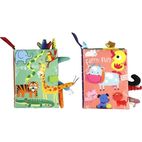 Baby Toys Toddler Cloth Book Learning Education Readings Cloth Book Early Education Sensory Toys For Children 0 To 12 Months