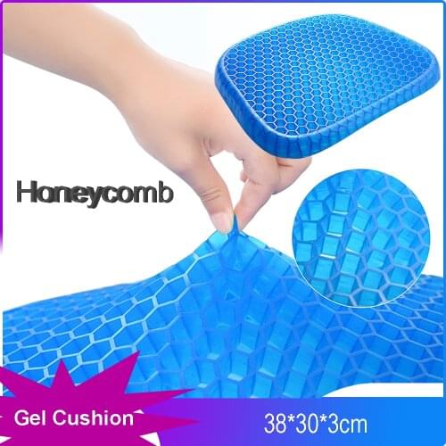 Elastic Gel Seat Cushion Non-slip Comfortable Massage Seat Office Chair Cushion Carpet Body Pillows