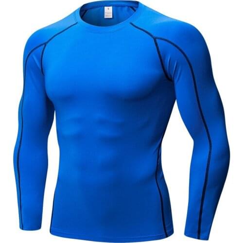 Jogging Training Breathable Bicycle Underwear Mens Cycling Base Layers Long Sleeves Compression Quick Dry Elastic Slim