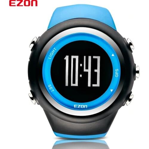 Top Brand EZON T031 Rechargeable GPS Timing Watch Running Fitness Sports Watches Calories Counter Distance Pace 50M Waterproof