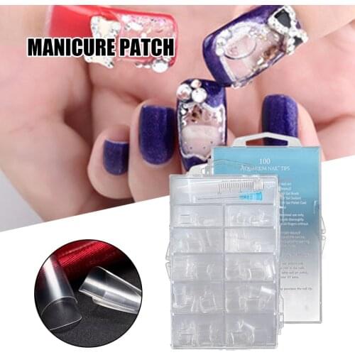 Top-Seal Spa Nails White Nails Movable Water-Filled Hollow Nails Flexible and Novel Safe and Removable SANA889
